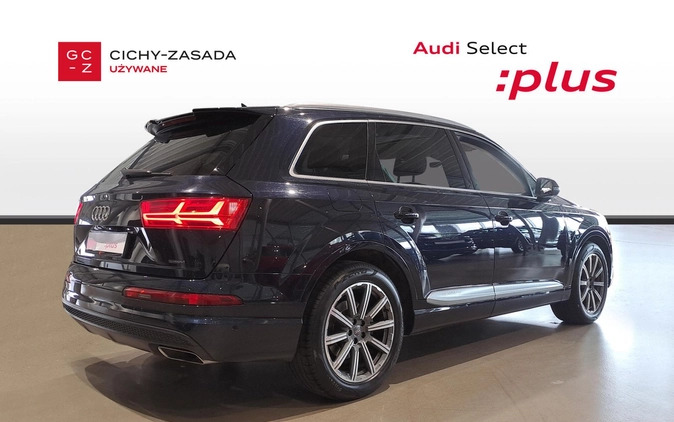 Audi Q7 cena 167900 przebieg: 186529, rok produkcji 2017 z Warszawa małe 631